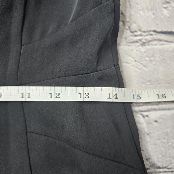 HM A-Line Black Defined Waist Lined Dress New Size US 8 - Picture 10 of 12